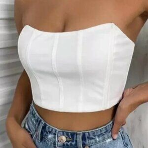 White Corset Top